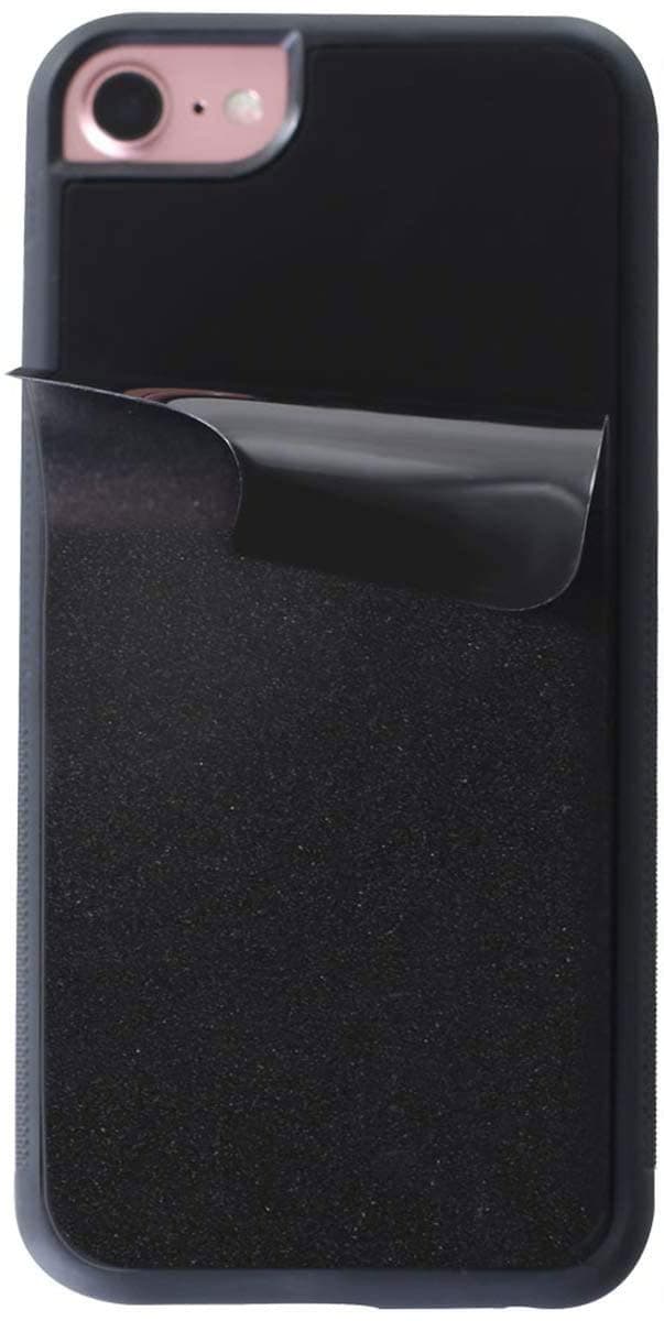 Anti Gravity Case for iPhone 8 with Dust Proof Film, Magic Nano Hands Free Stick to Wall Anti-Gravity Case Black Anti Gravity Case for iPhone 7