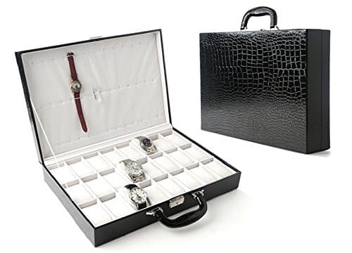 Watch Box Case Cabinet Black