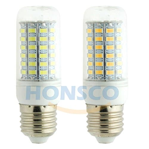10 pieces,The led lights to highlight home corn E27/E14/B22/69SMD 573018W 220V/110V crystal lamp ,E27 white milk white case