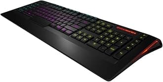 SteelSeries Apex 350, Gaming Keyboard, 5-Zone RGB Illumination, 22 Macro Keys, 2 USB Hub, (PC/Mac) - UK Layout