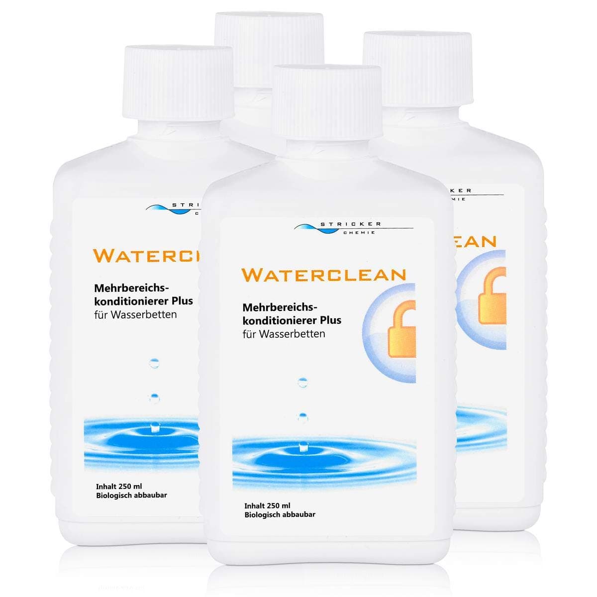 String Binder Water Clean 4 x 250ml Conditioner for Water Bed Waterbed Water Care Bed Accessory