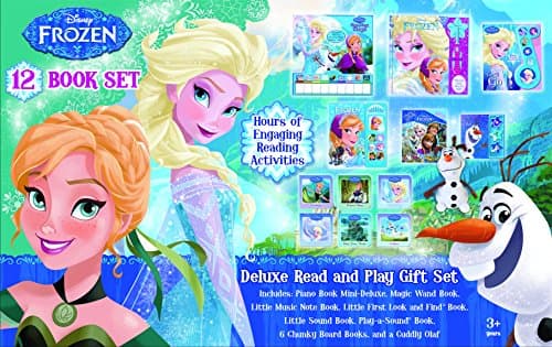 Disney Frozen Bulk Stack Gift Set 12 Book Board book – Sound Book, September 15, 2015