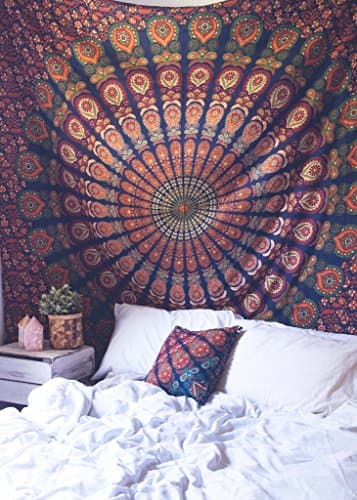 Boho Gypsy Wall Hangings Indian Psychedelic Dorm Decor Queen Bedding Mandala Hippie Tapestries By Shree expo