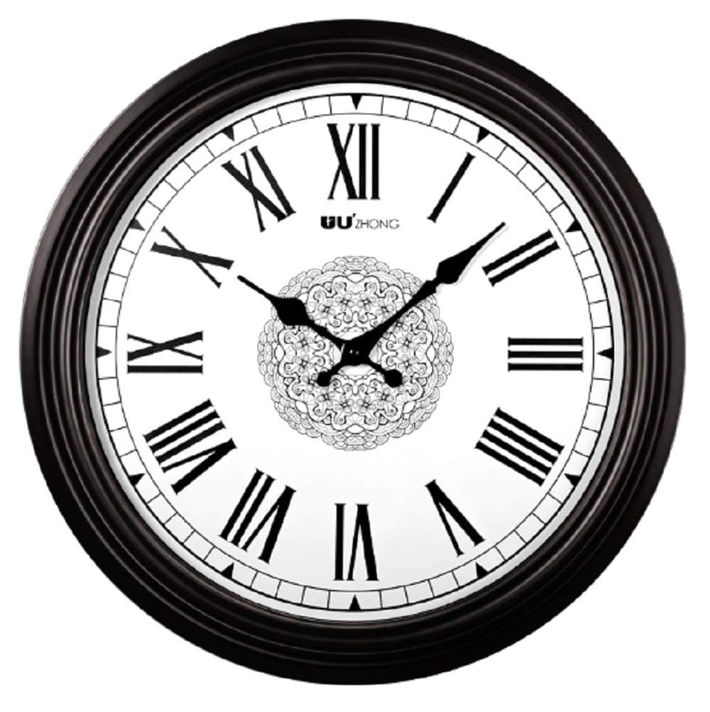 LuvBells Abs Wall Clock (Black White)