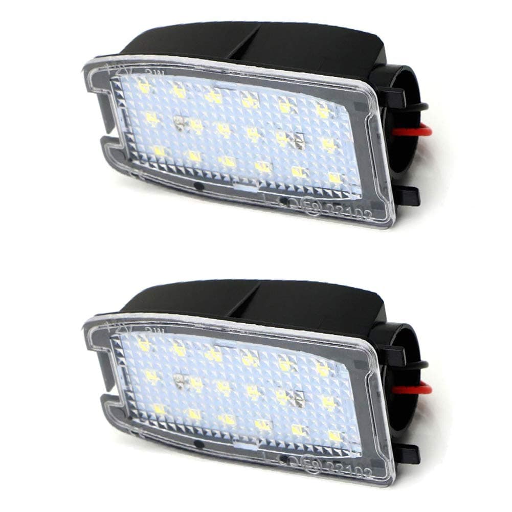 HNOOSTER Under Mirror Puddle Light - LED Strobe Light Car LED Work Light Flashing Daytime Running Lights Spotlight Driving Fog Lamps 2Pcs