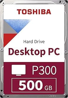 TOSHIBAP300 500GB 7200RPM 3.5" SATA HDD 'Bulk' (HDWD105UZSVA)
