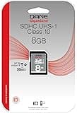 Dane Elec High Speed 8 GB Class 10 Secure Digital Card DA-SD-1008G-C