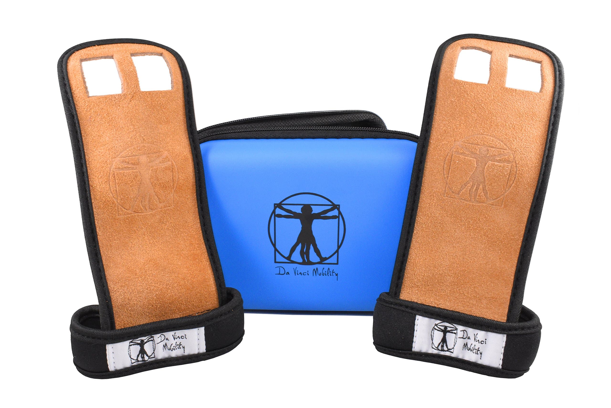 Da Vinci Mobility Hand Grips for Crossfit, Cross Training, Pull-Ups, Toes-To-Bar, Muscle Ups, Rings, WODs, Gymnastics, and Weightlifting designed to Protect Your Hands and Improve Your Grip