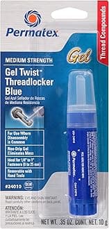 S/S Permatex® - Medium Strength Threadlocker Blue - Thread Lock Gel - 10g #24010