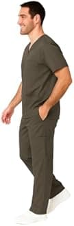 M&M SCRUBS Men Scrub Set Medical Scrub Top and Pants