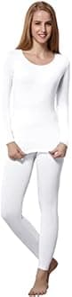 HEROBIKER Thermal Underwear Women Ultra-Soft Set Base Layer Top & Bottom Long Johns with Fleece Lined Winter Warm