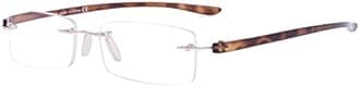 Eyekepper Readers Small Lenes Rimless Reading Glasses Men Women