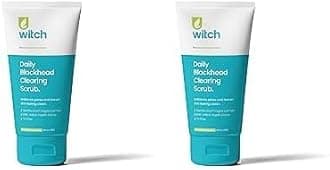 Witch Daily Blackhead Clearing Scrub 150ml, unblocks pores, gentle and fragrance free, with Witch Hazel Active and anti-inflammatory salicylic acid (Pack of 2)