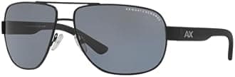 Armani Exchange A|X Aviator Men Sunglasses Grey - 2012S-6063/81 - 62-14-125mm