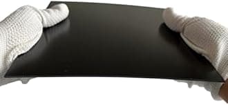 G10 Fiberglass Garolite 3D Printer Build Surface Plate Semi-Flexible Sheet 200mm/8(Black Color)