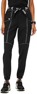 FIGS Winton High Waisted Cargo Jogger Scrub Pants for Women — High Rise, Classic Fit, 7 Pockets — Amazon Exclusive