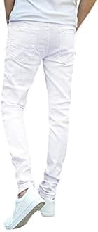 WULFUL Men's Slim Fit Skinny Stretch Comfy Denim Jeans Pants