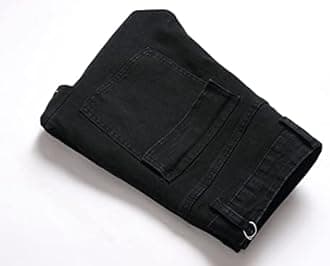 JUNBAOSS Men's Slim Fit Jeans Stretch Ripped Skinny Jeans for Men, Fashion Straight Leg Comfort Flex Waist Casual Pants