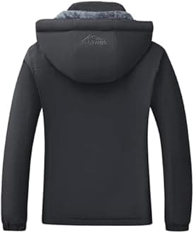 ELLSWOS Womens Winter Coats Waterproof Ski Jacket Warm Snow Jackets Windproof Windbreaker Hooded Raincoat