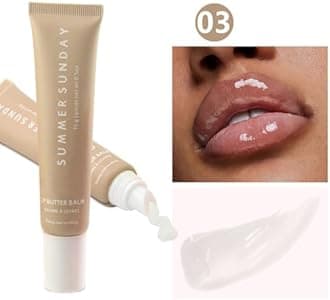Summer Friday Lip Balm - Natural Moisturizing Butter Mask for Dry, Chapped Lips - Locks in Moisture and Brightens