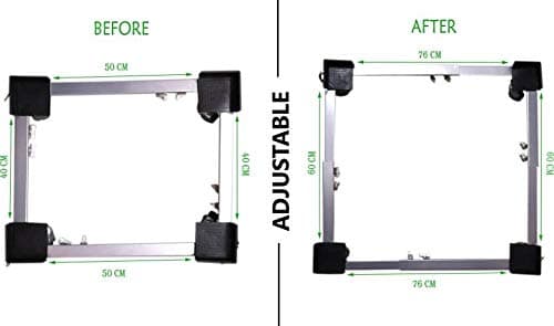 Universal Adjustable Washing Machine Trolley Stand