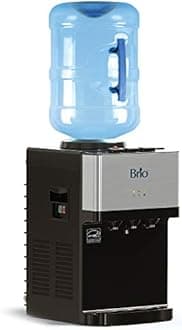 Brio Limited Edition Top Loading Countertop Water Cooler Dispenser with Hot Cold and Room Temperature Water. UL/Energy Star Approved