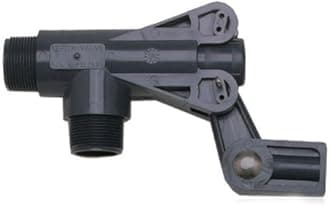 Kerick ValvePS125SS PVC Float Valve, Standard Mount, 124 gpm at 50 psi, 1-1/4" NPT Male