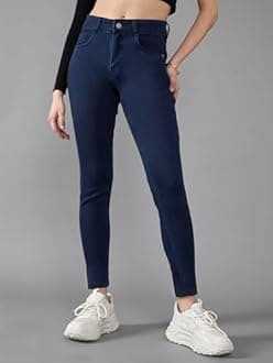 Miss Chase Women's Skinny Fit High Rise Jeans