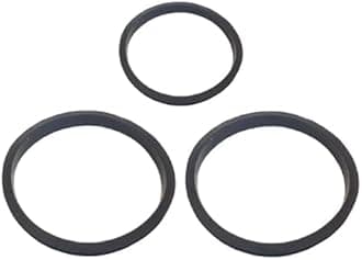esybuy Jar gaskets Suitable for "PANASONIC/National PANASONIC" Mixer Jars"1Small(9.8cm)+2Big(12.6cm)" (3 Units, Black)