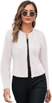 GRECIILOOKS Women Polyester Cotton Standard Length Solid Regular Fit Long Tops Oversized Shirt Jacket