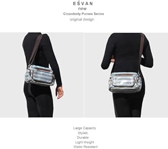 Women Fashion Tote Crossbody Handbags for Women Multi Pockets Shoulder Bag Nylon Travel Purse