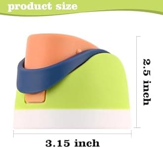 Moukiween Replacement Cap for Owala Freesip Bottle, One Button Water Bottle Top Lid Accessories Compatible with Owala Cup 16oz 24oz 32oz 40oz, BPA-Free, No Water Leakage, Bright Yellow