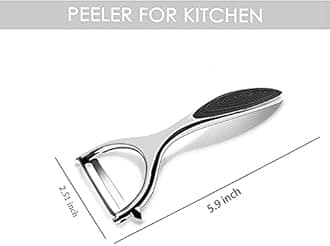Panchhi Store Vegetable and Fruit Peeler Multipurpose Use for Kitchen Stainless Steel Blades Set of 1