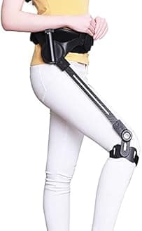 Stroke Hemiplegia Rehabilitation Training Walking Aids, Ergonomic Lightest Weight and Three-Speed Adjustment Stand Up Mobility Aid, for Elderly, Seniors & Handicap(Size:M Code,Color:Right Leg)