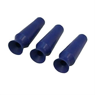 DMV Scleral Cup Large Contact Lens Handler - Inserts and Removes Scleral Contact Lenses and Prosthetic Eyes Dark Blue - 3 Count (Dark Blue)