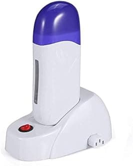 Nynelly Portable Single Depilatory Roll on Wax Warmer with Heater Base for Women Men Hair leg,Armpit,Bikini
