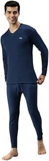 Sponsored Ad - Lux Cottswool Thermal Wear for Men Set Top & Bottom - Premium Winter Inner Wear for Men - Warm and Comfortable Thermal for Men - V Neck Body Warmer Set for Men - Cotton Thermal Wear for Men Set