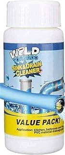 Drainage Block Remover Sink Cleaner Drain Powder Hair Remove Toilet Cleaning Pipe Cleaner and Bathroom wash 110 Gms Pack of 2