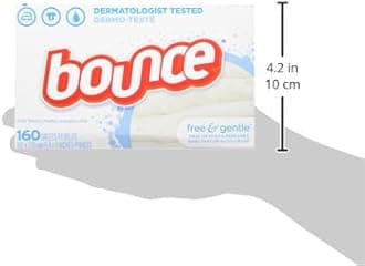 Bounce Free & Sensitive Unscented Dryer Sheets 160 ct