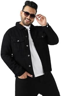 Urbano Plus Men plusjaktp Denim Jacket (pack of 1)