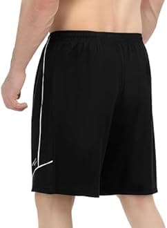 NY Threads Men's Athletic Shorts Quick Dry Loose-Fit Lightweight Running Workout Gym Shorts with Pockets