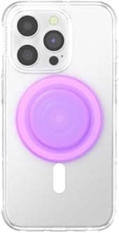 PopSockets Phone Grip for MagSafe with Kickstand, Magnetic Stand, Swappable Top, Secure Hold for iPhone MagSafe Cases, Phone & Tablet Grip, Cute PopSockets - Opalescent Pink