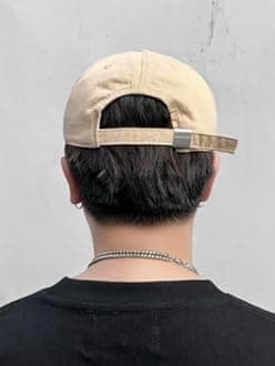 Retro Short Brim Cap Casual Wear Adjustable Sun Hat Soft Brim Baseball Cap Washed to Make Old Soft Top Work Cap Tide