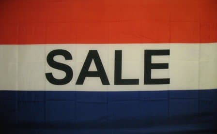 3x5 Foot Message Flag Sale