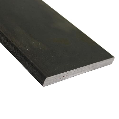 100mm Width x 3mm Thick Plain Mild Steel Flat Bar Solid Metal Plate | Steel Metal Strip (500mm (50cm) Strip)