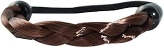 Wig Hair Rope Women Elastic Hair Ties, Braid Hair Rope, Women Hair Accessories Scrunchie Wig Hair Band Wig Ponytail Holder(E)