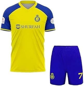 RJM Messi 10 Football Jersey Tshirt 2024 with Printed Shorts for (Men,Kids & Boys)