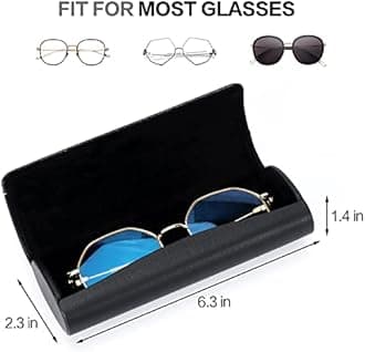 Vemiss Hard Shell Eyeglasses Case Lightweight Portable Case for Women,Men