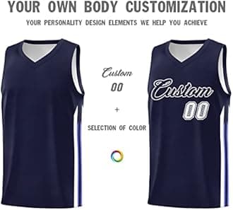 KXK Personalized Your Own Basketball Jersey Sports Shirt Printed Custom Team Name Number Logo for Men Youth