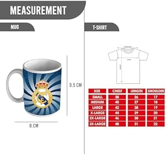 woopme Real Combo Kit For Boys Girls Madrid Fans | Football Lovers | Combo Gift Kit